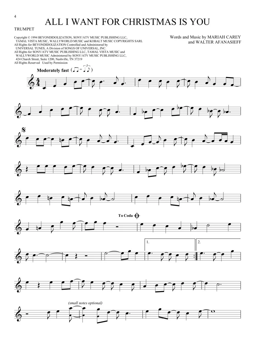 101 Christmas Songs for Trumpet - Image 4