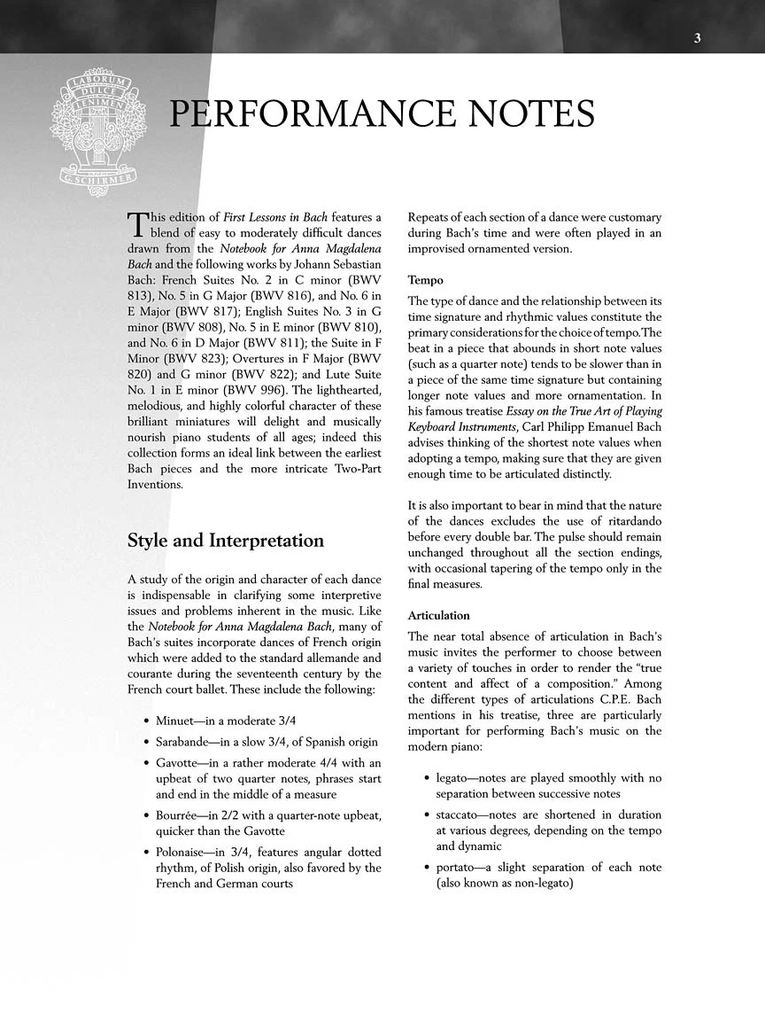 Bach - First Lessons in Bach - Image 4