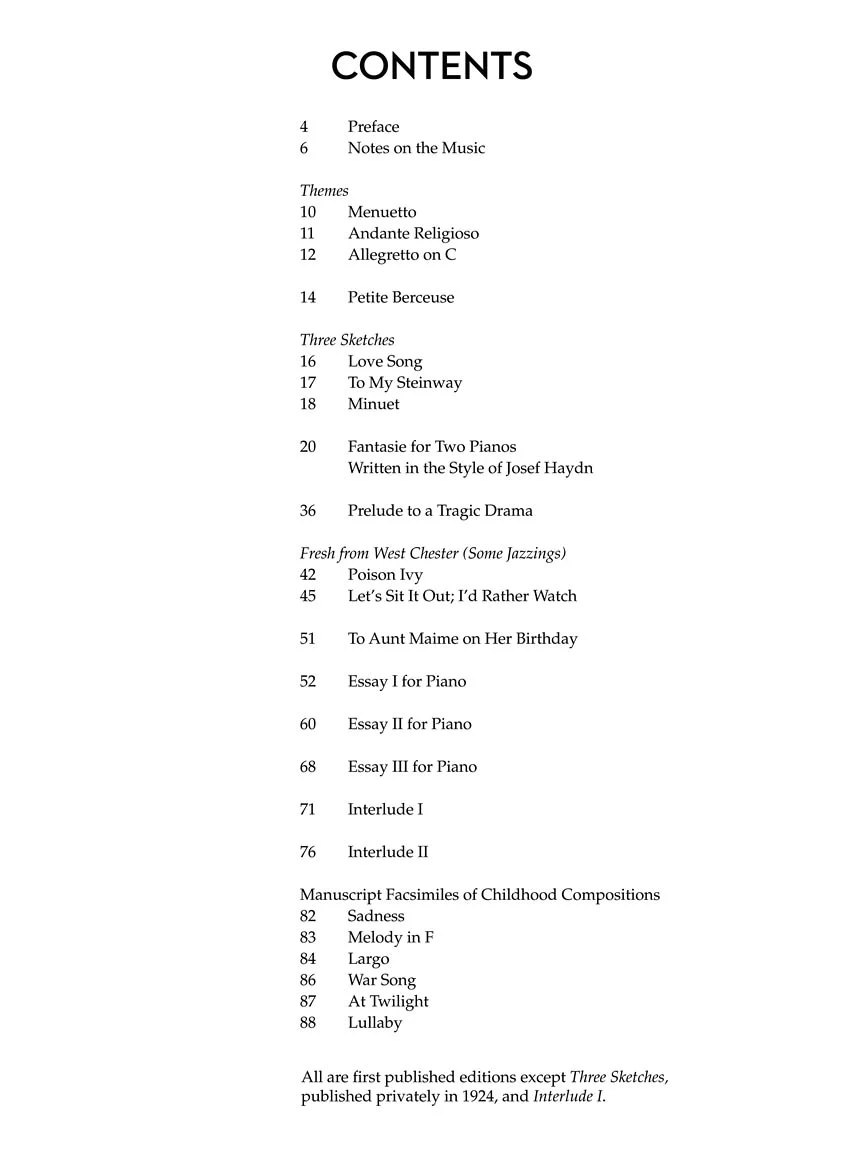 Barber: Early Piano Works - Image 3