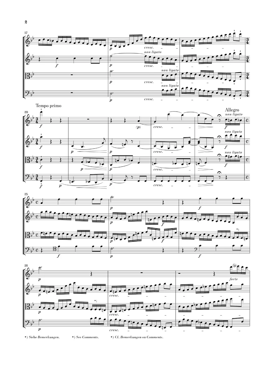 Beethoven String Quartet in B flat major Opus 130 and Great Fugue Opus 130 - Image 3