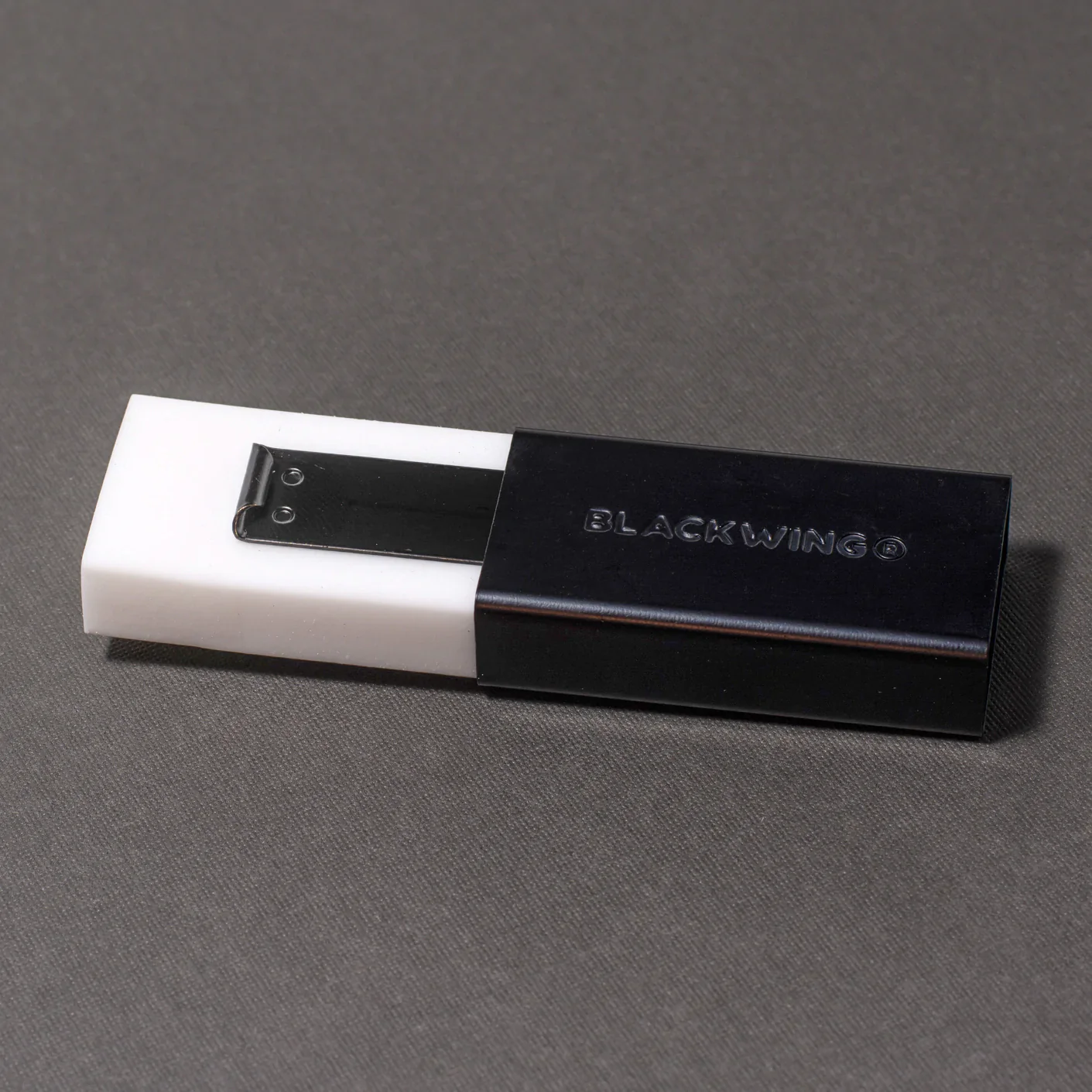 Blackwing Soft Handheld Eraser + Holder (Black) - Image 3