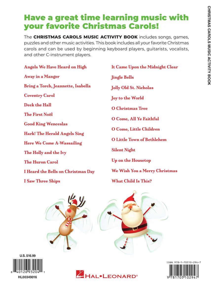 Christmas Carols Music Activity Book - Image 6