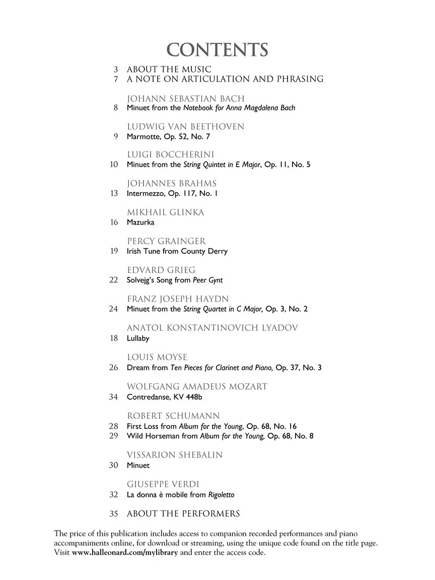 Clarinet Collection, The - Easy to Intermediate Level - Image 3