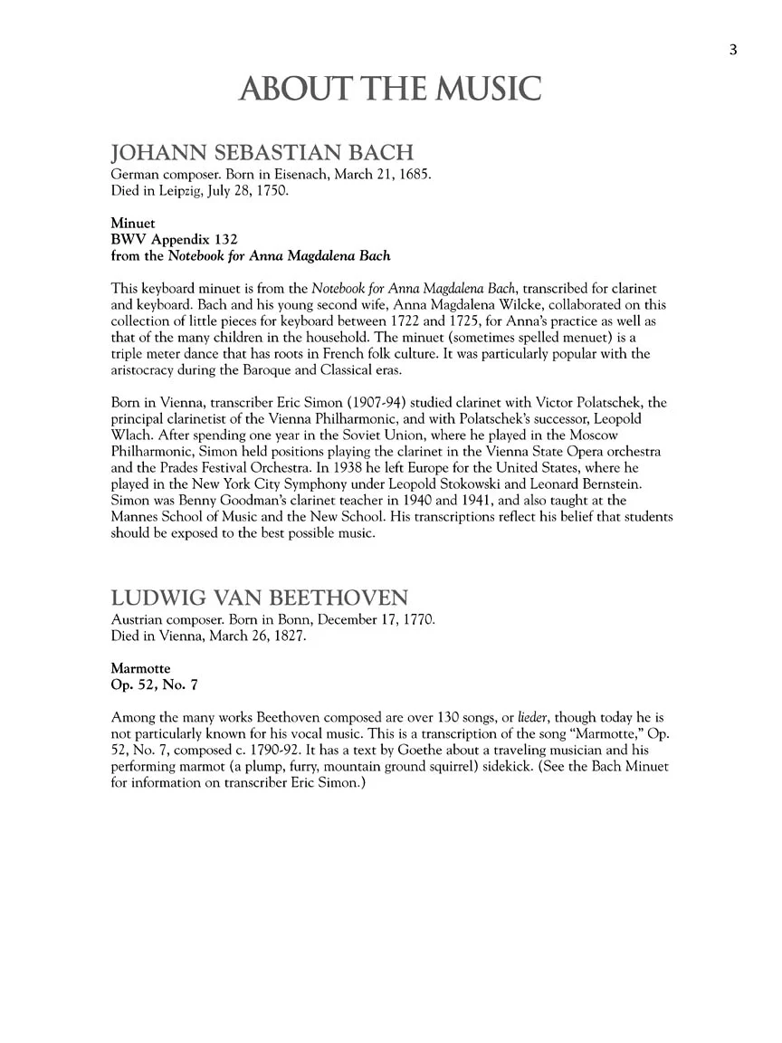 Clarinet Collection, The - Easy to Intermediate Level - Image 4