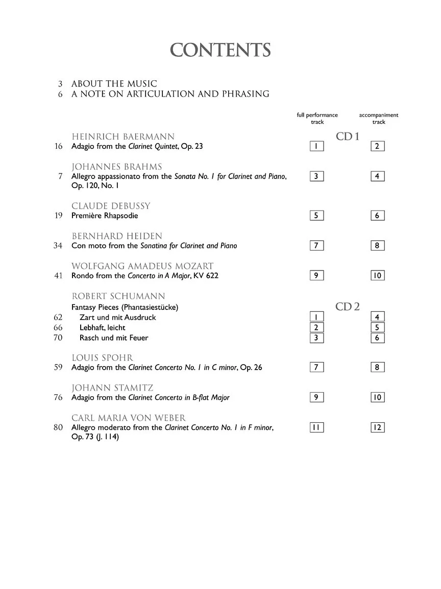 Clarinet Collection Intermediate to Advanced Level - Image 3