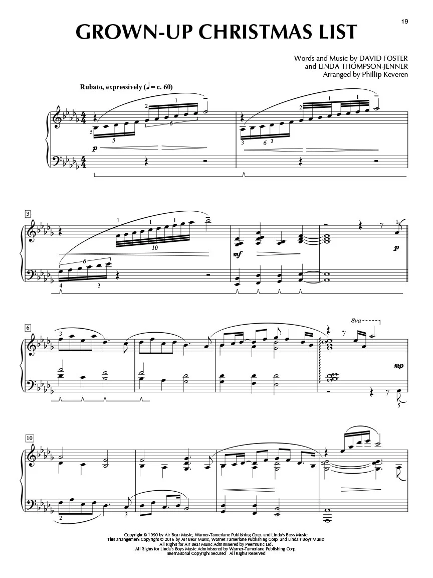 Grown-Up Christmas List - Phillip Keveren Series - Image 4