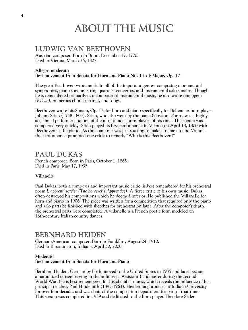 Horn Collection - Intermediate to Advanced Level - Image 4