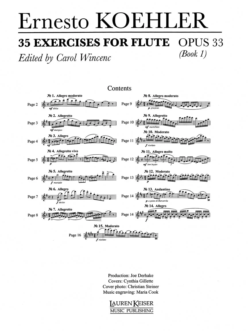 Koehler - 35 Exercises for Flute, Op. 33 - Book 1 - Image 3