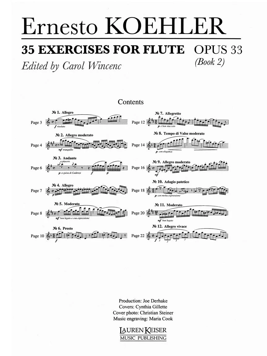 Koehler - 35 Exercises for Flute, Op. 33 - Book 2 - Image 3