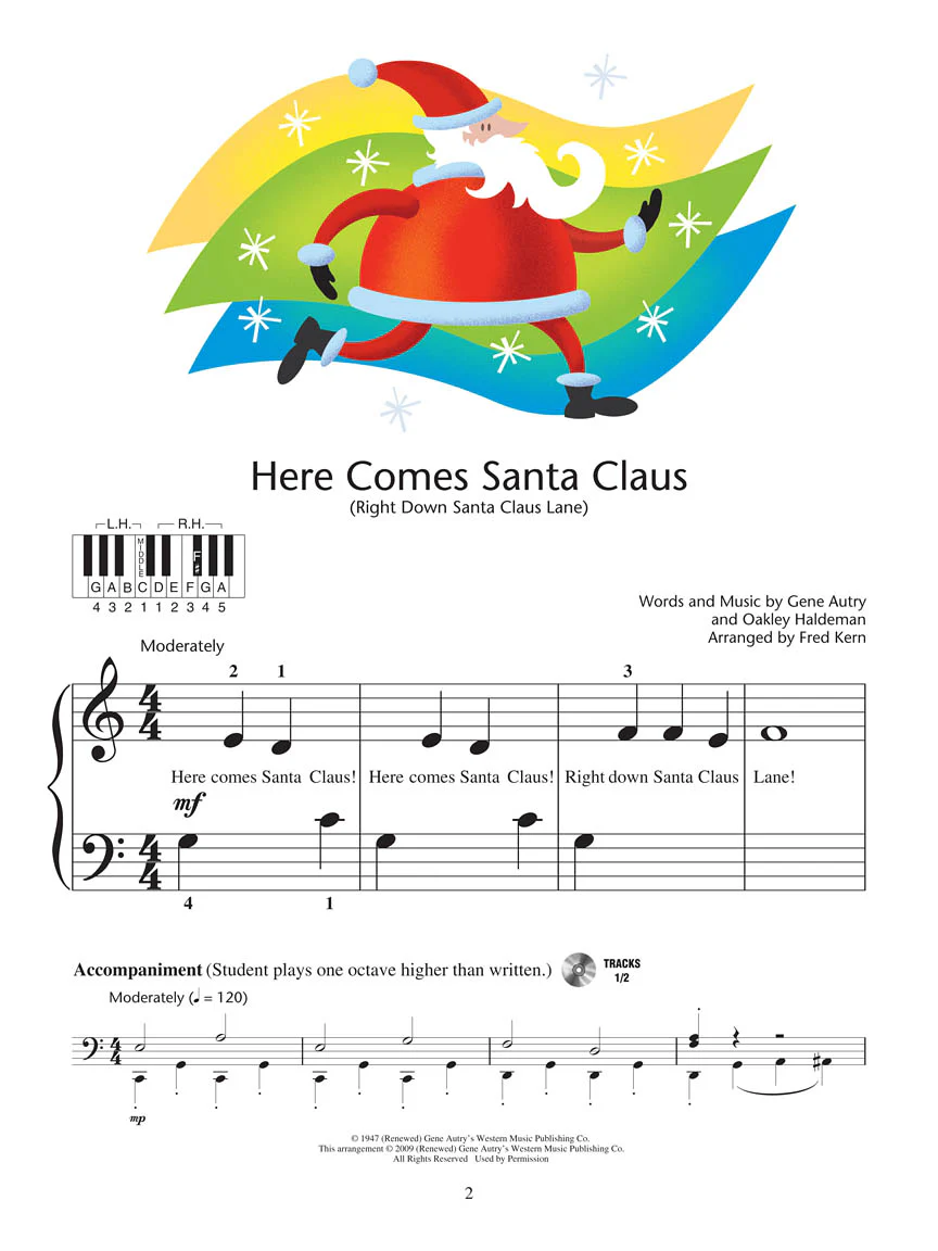 More Christmas Piano Solos - Level 1 - Hal Leonard Student Piano Library - Image 3