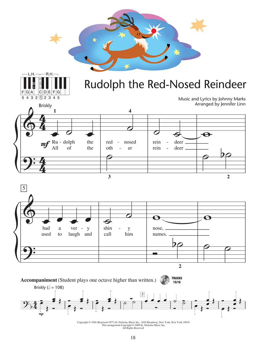 More Christmas Piano Solos - Level 1 - Hal Leonard Student Piano Library - Image 6