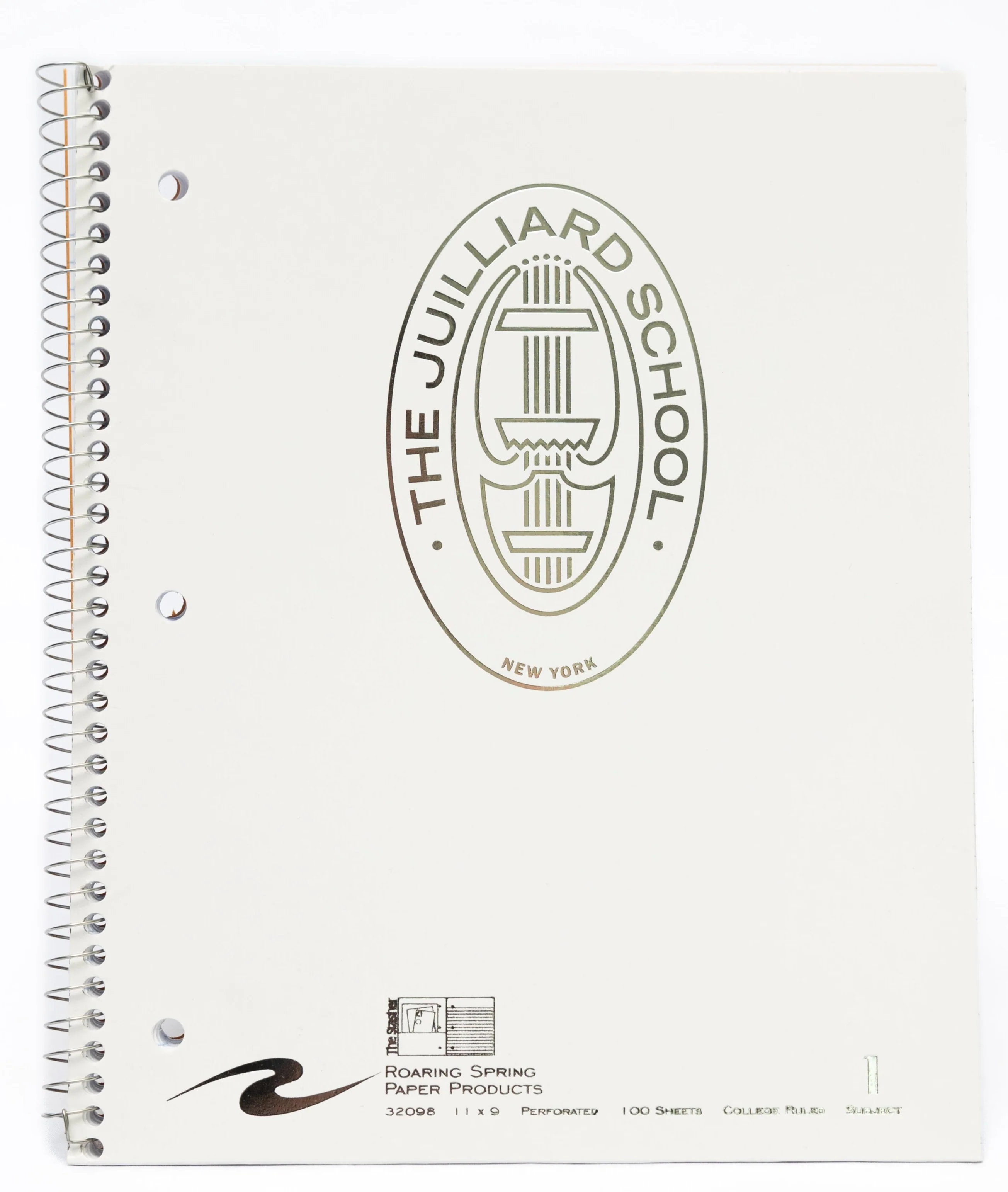 Notebook: Juilliard 1 Subject College Ruled Notebook with pockets - Image 4