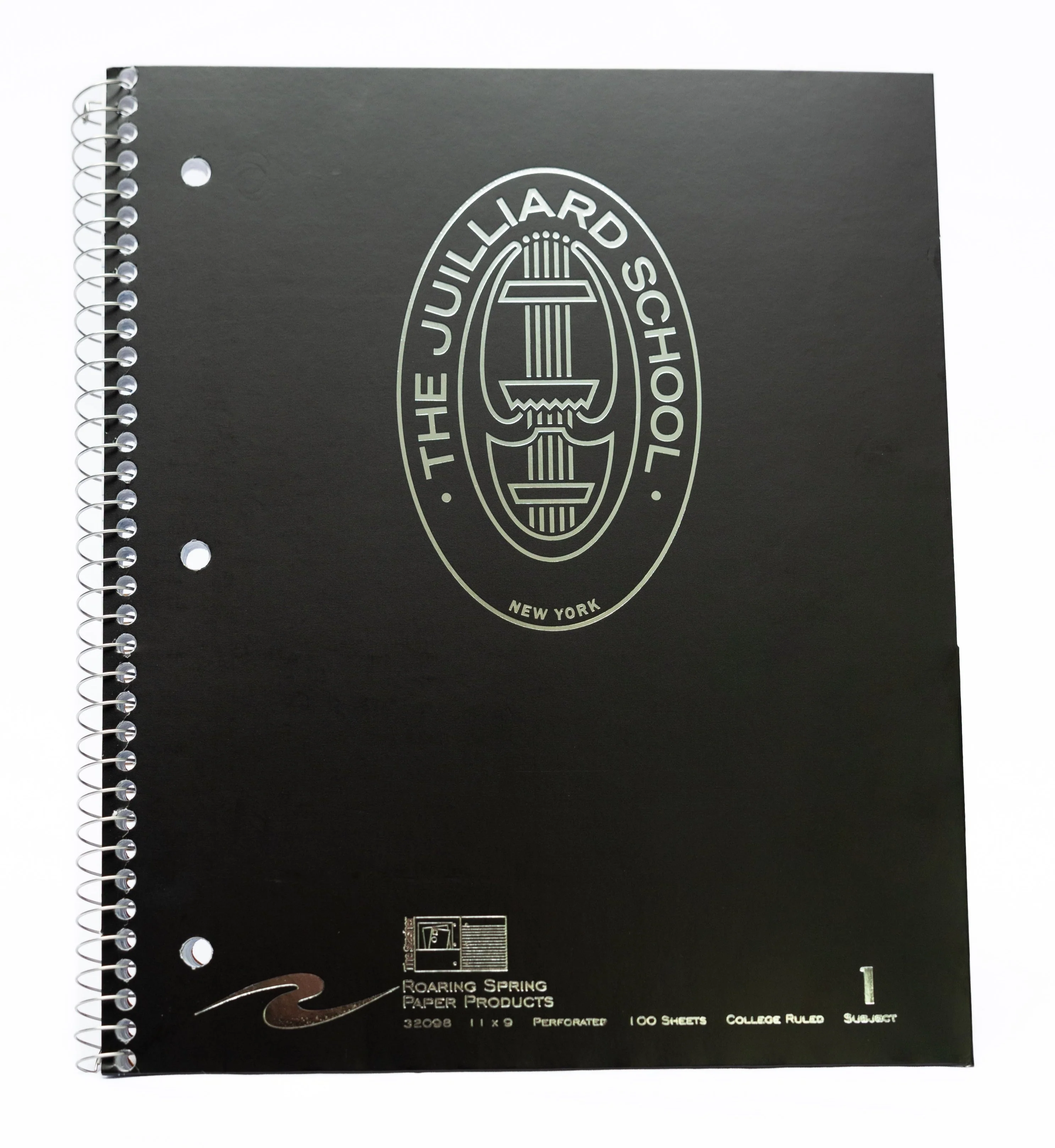 Notebook: Juilliard 1 Subject College Ruled Notebook with pockets - Image 5