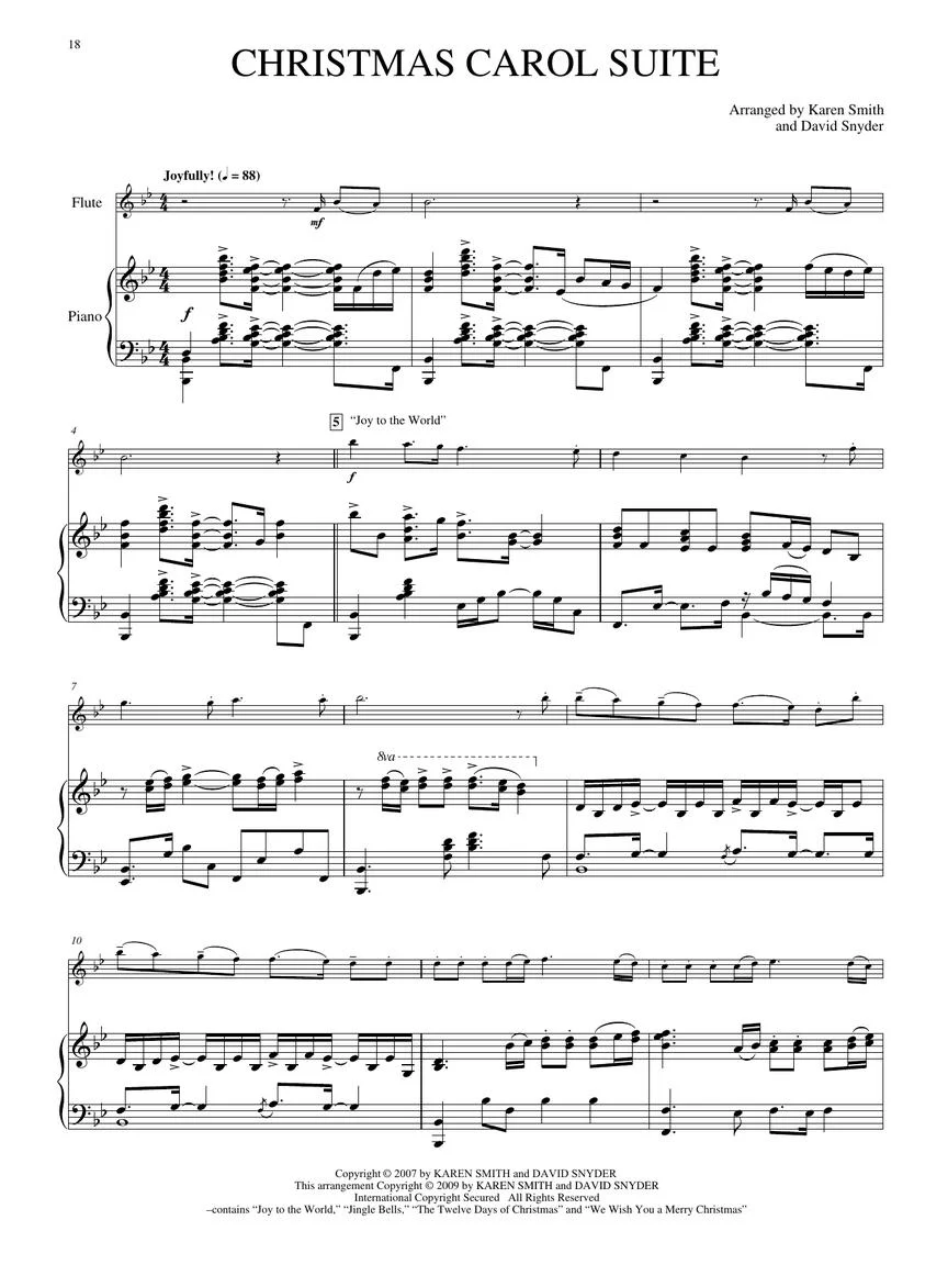 O Holy Night - Christmas Collection for Flute & Piano - Image 6