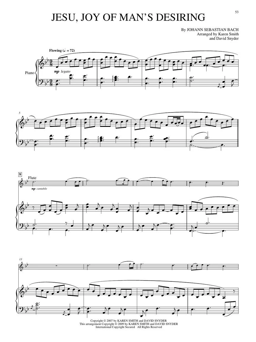 O Holy Night - Christmas Collection for Flute & Piano - Image 9