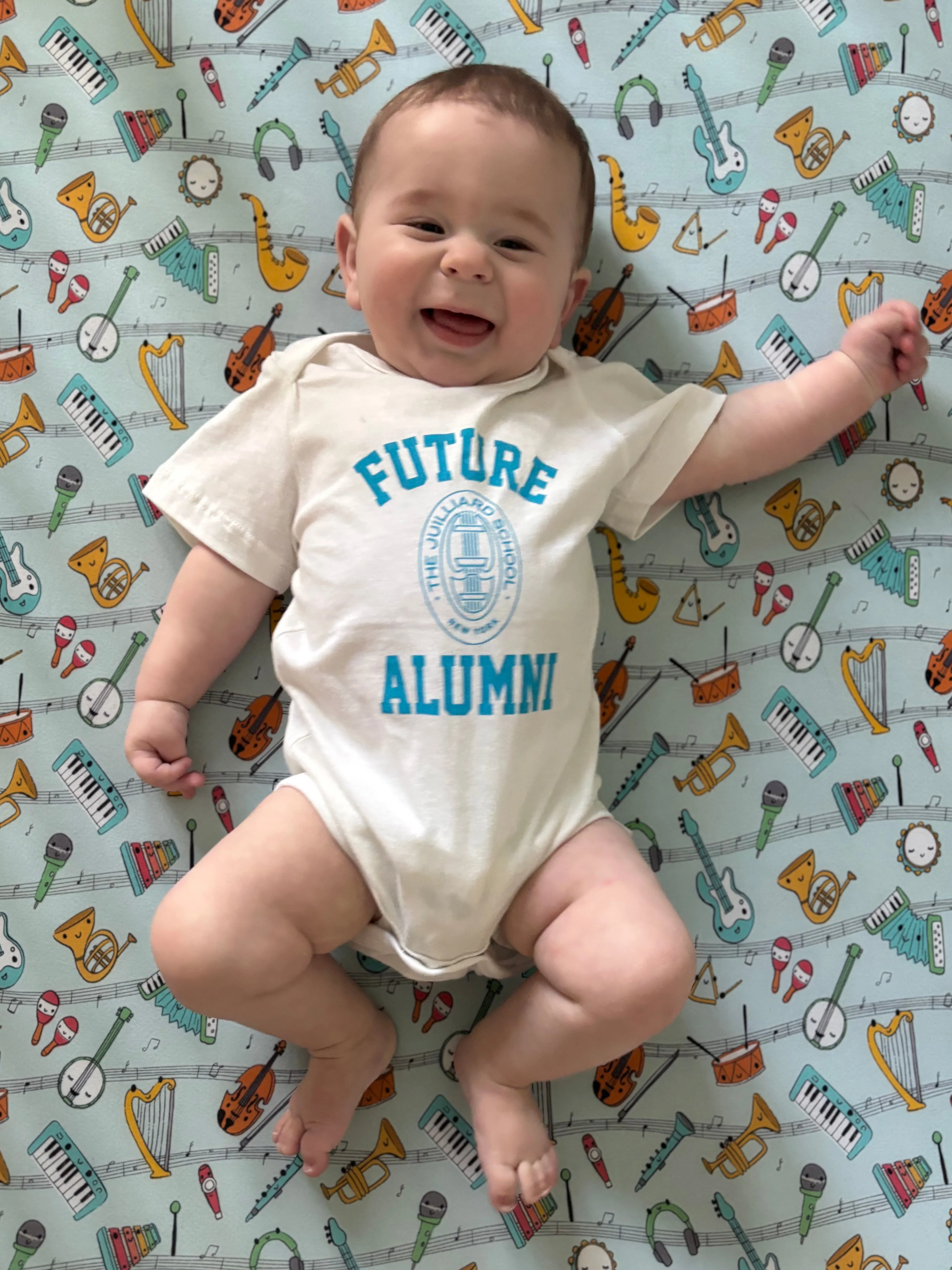Onesie: Juilliard Baby Future Alumni with seal - Image 3