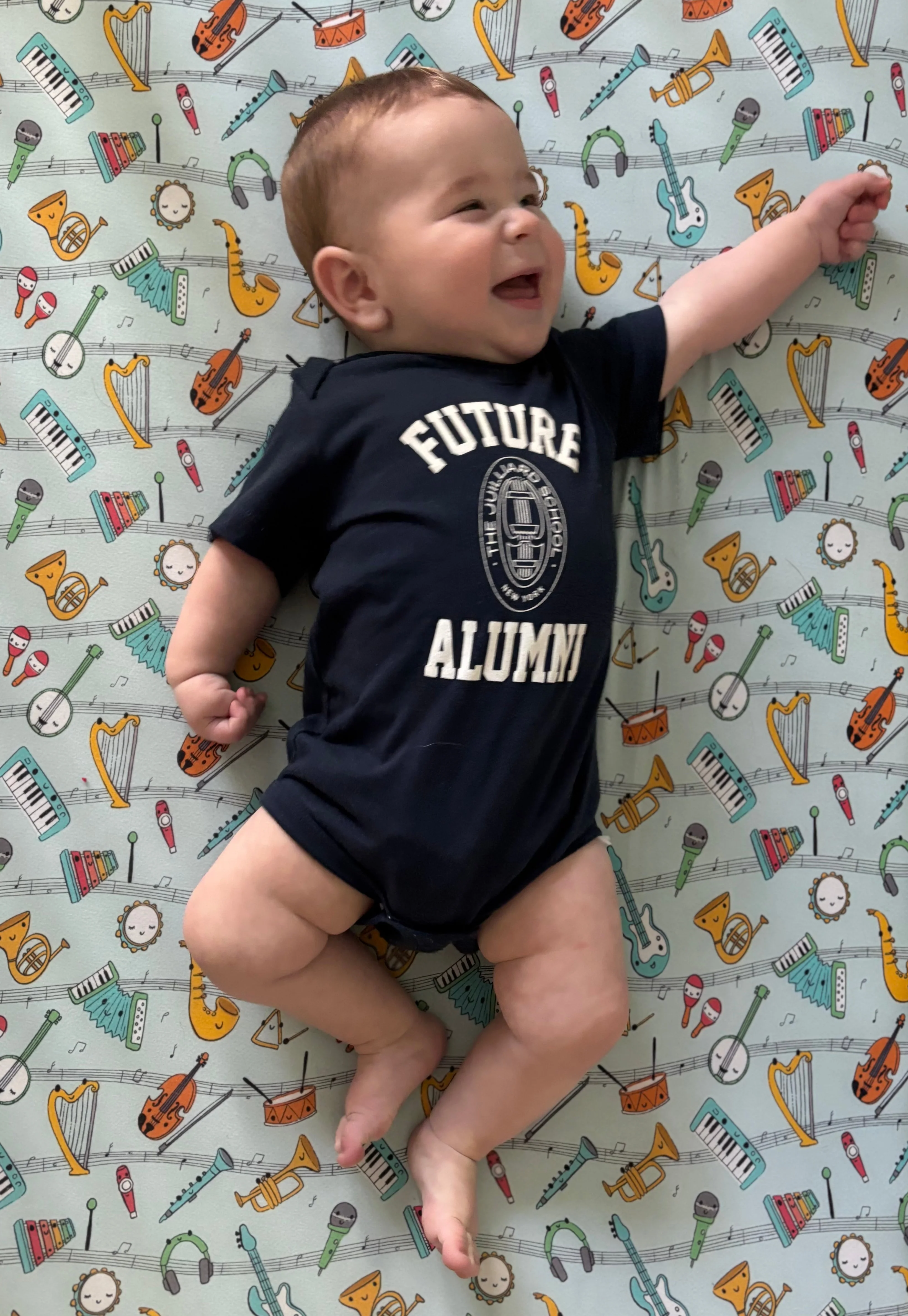 Onesie: Juilliard Baby Future Alumni with seal - Image 5