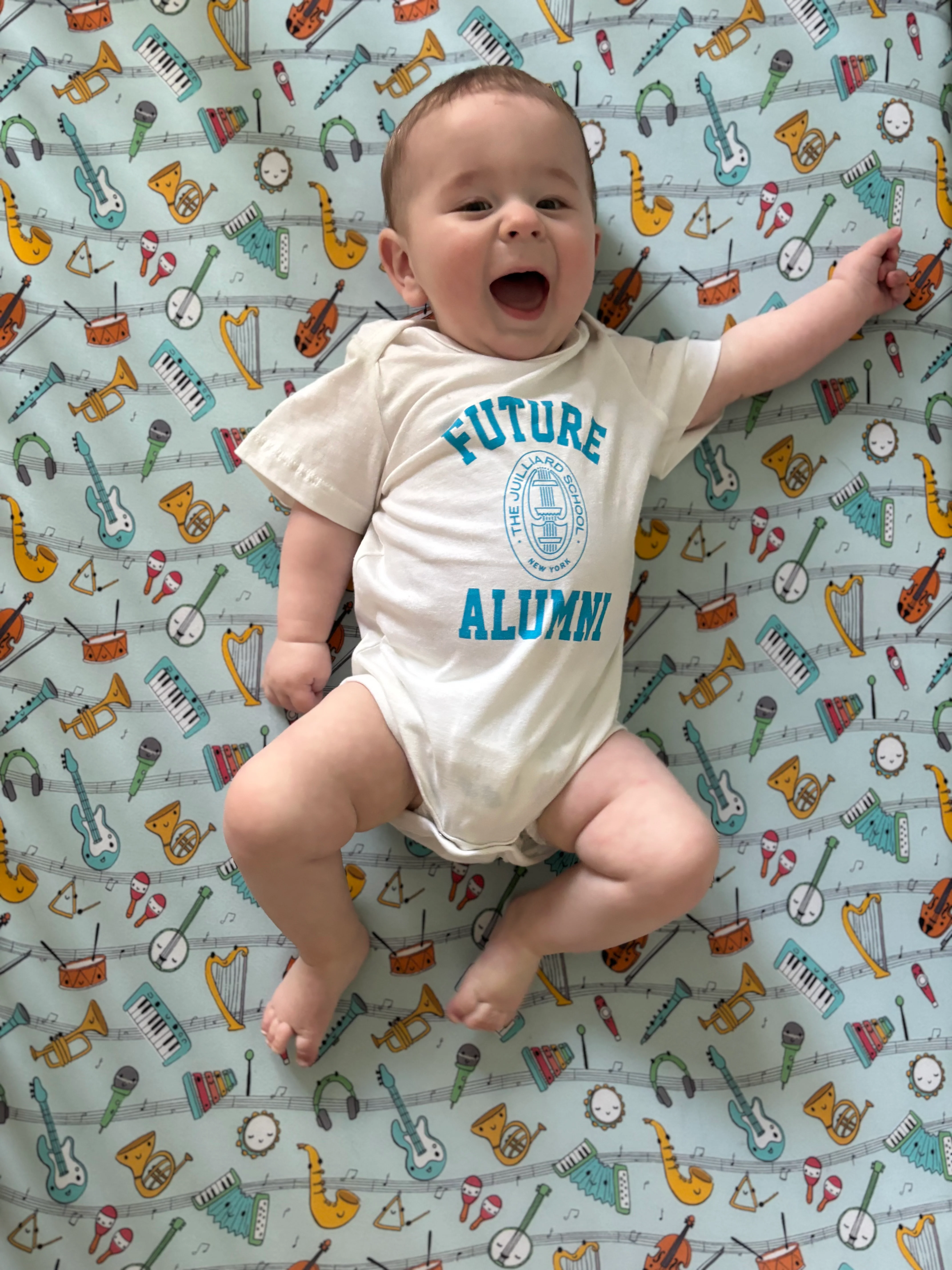 Onesie: Juilliard Baby Future Alumni with seal - Image 6