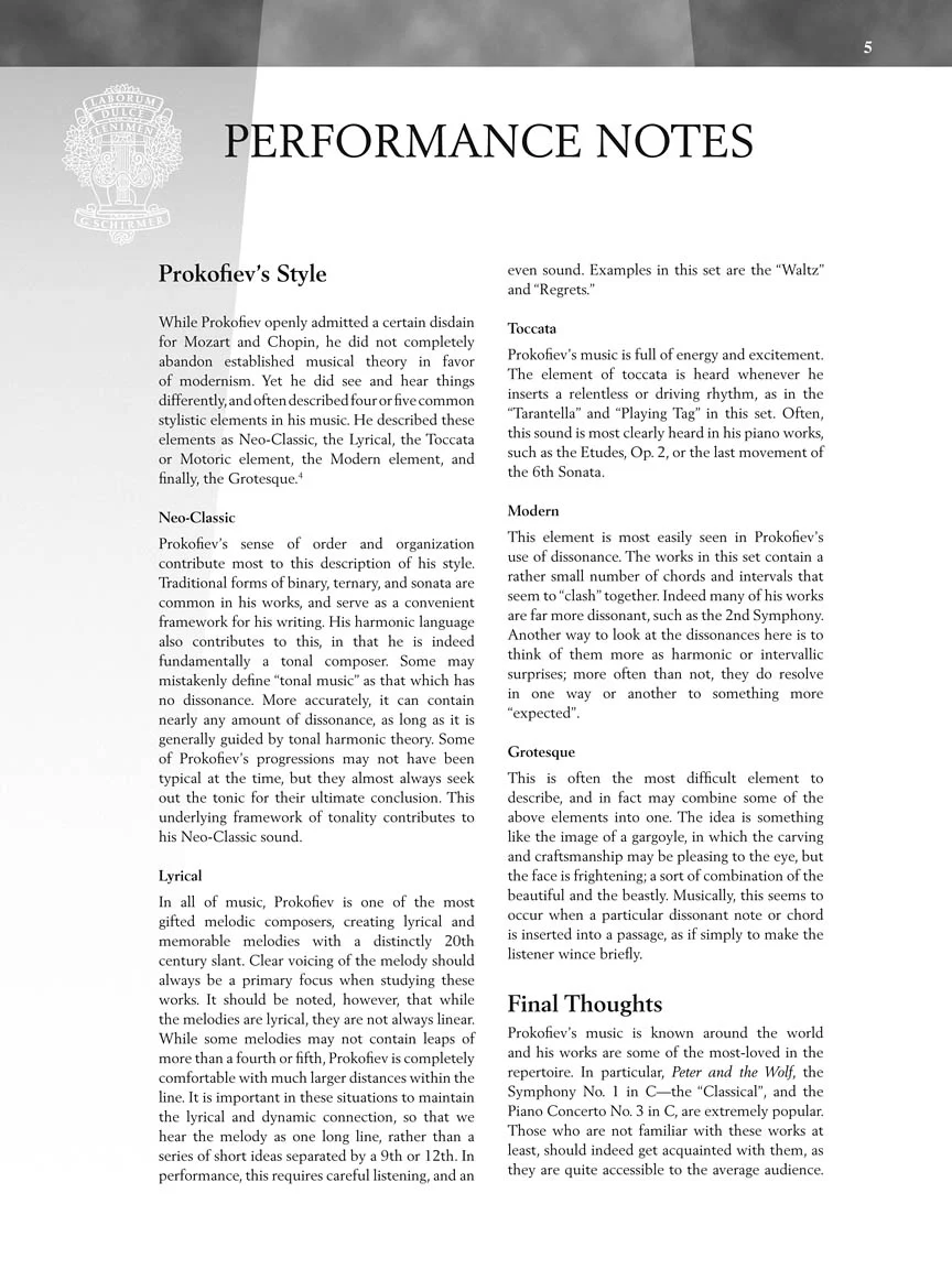 Prokofiev - Music for Children, Op. 65 - Image 5