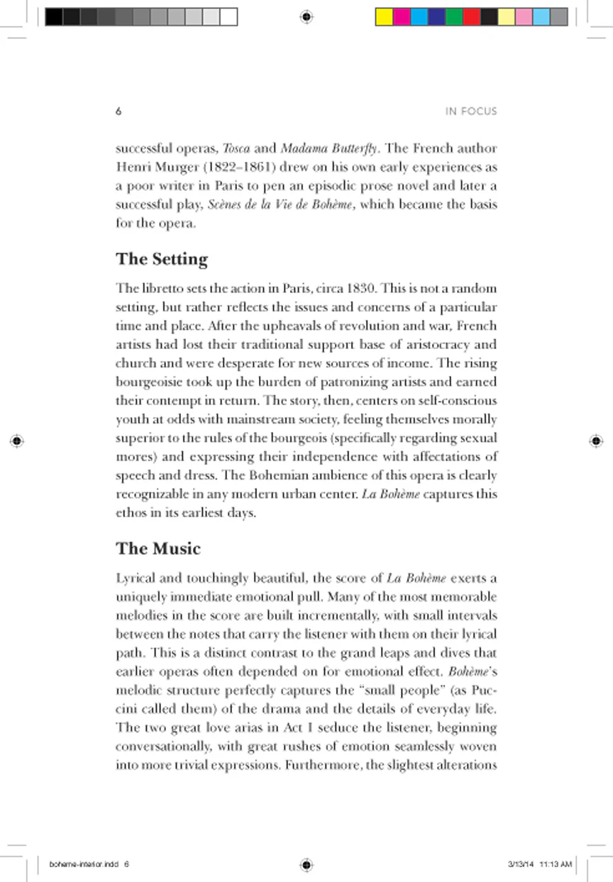 Puccini's La Boheme - The Metropolitan Opera Presents - Complete Libretto - Image 4