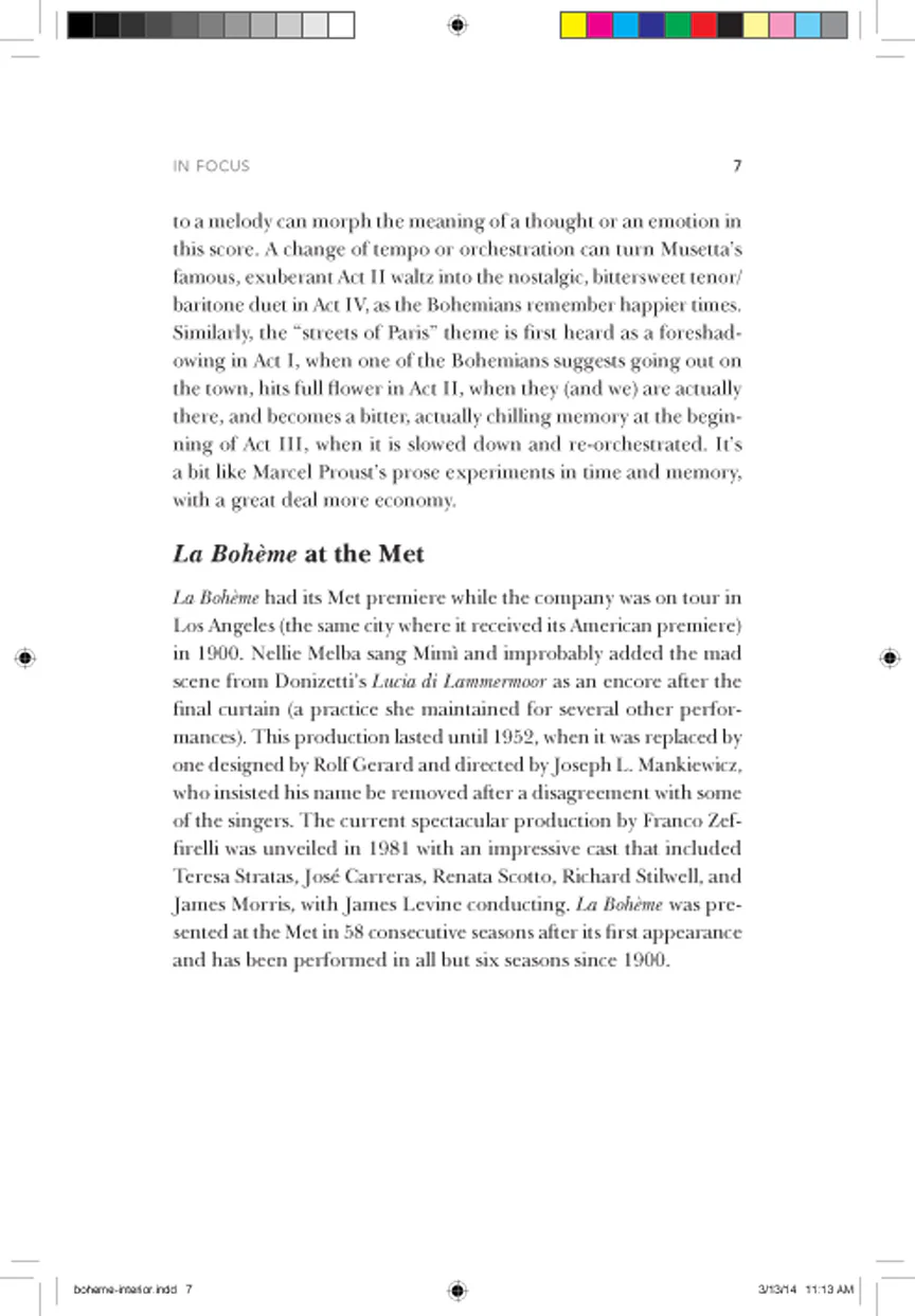 Puccini's La Boheme - The Metropolitan Opera Presents - Complete Libretto - Image 5