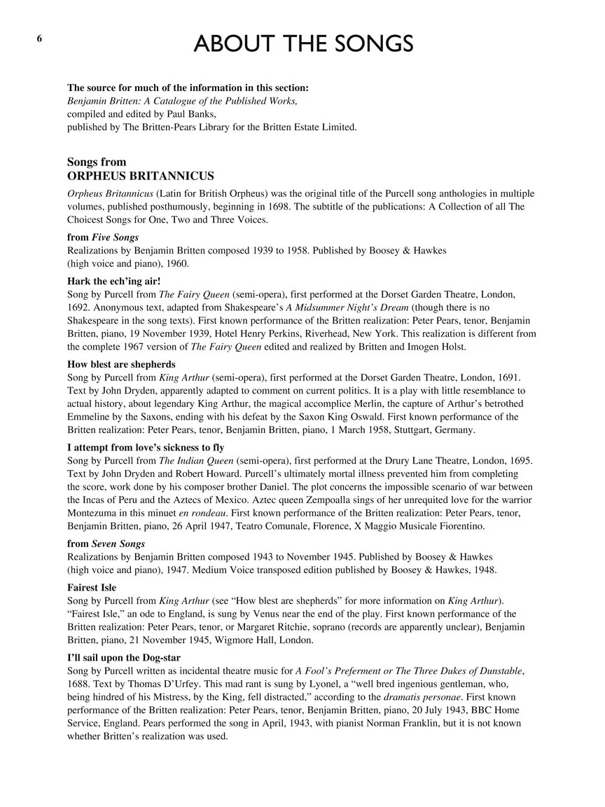 Purcell Selected Songs Medium/Low Voice - Image 4