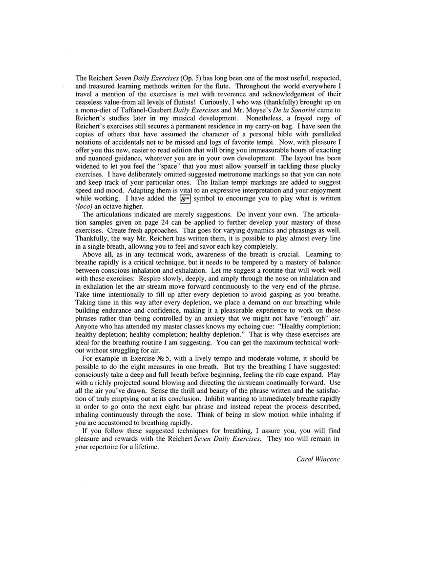 Reichert 7 Daily Exercises for Flute - Op. 5 - Image 3