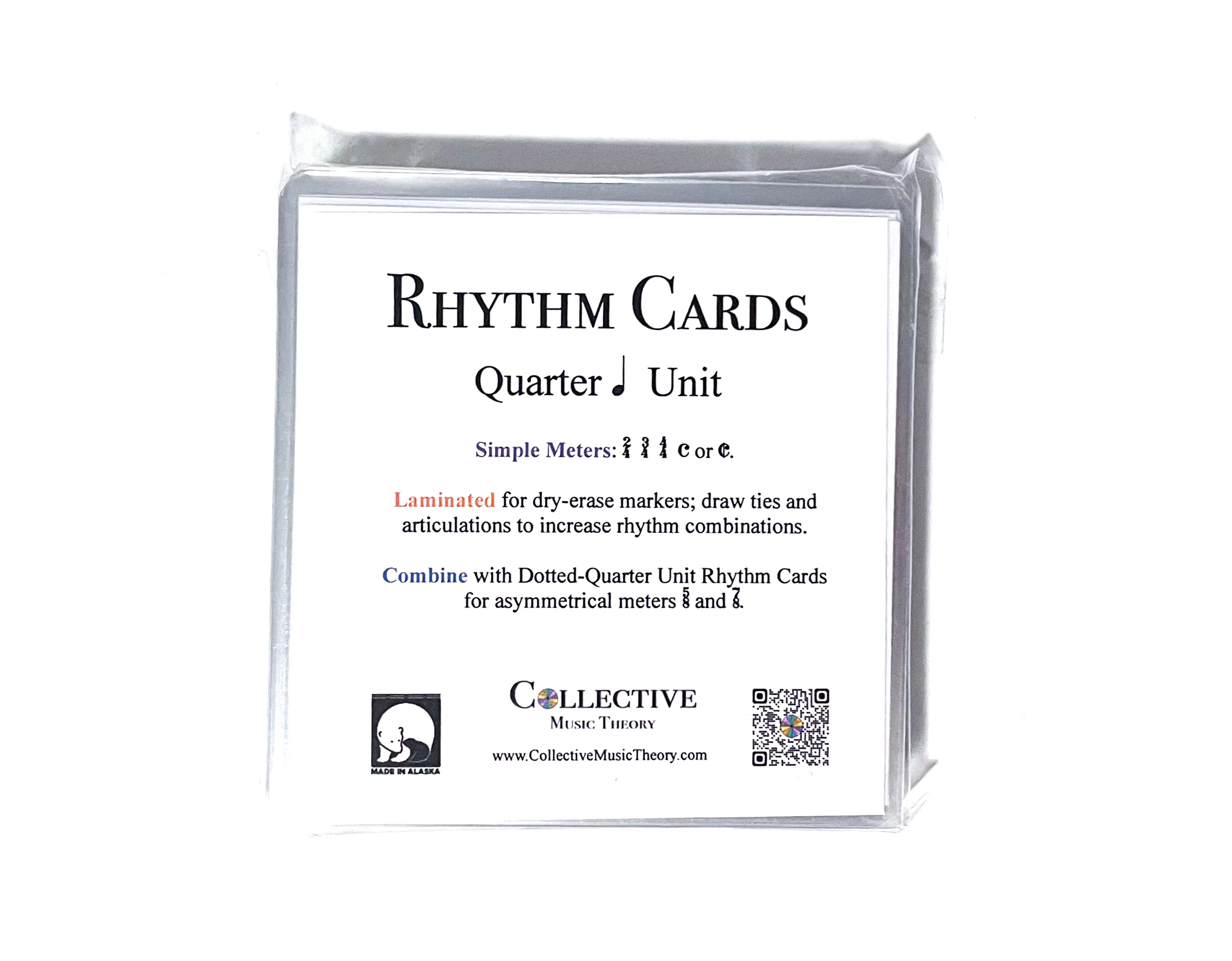 Teaching Aid: Rhythm Cards (Quarter Unit; Simple Meters) - Image 5
