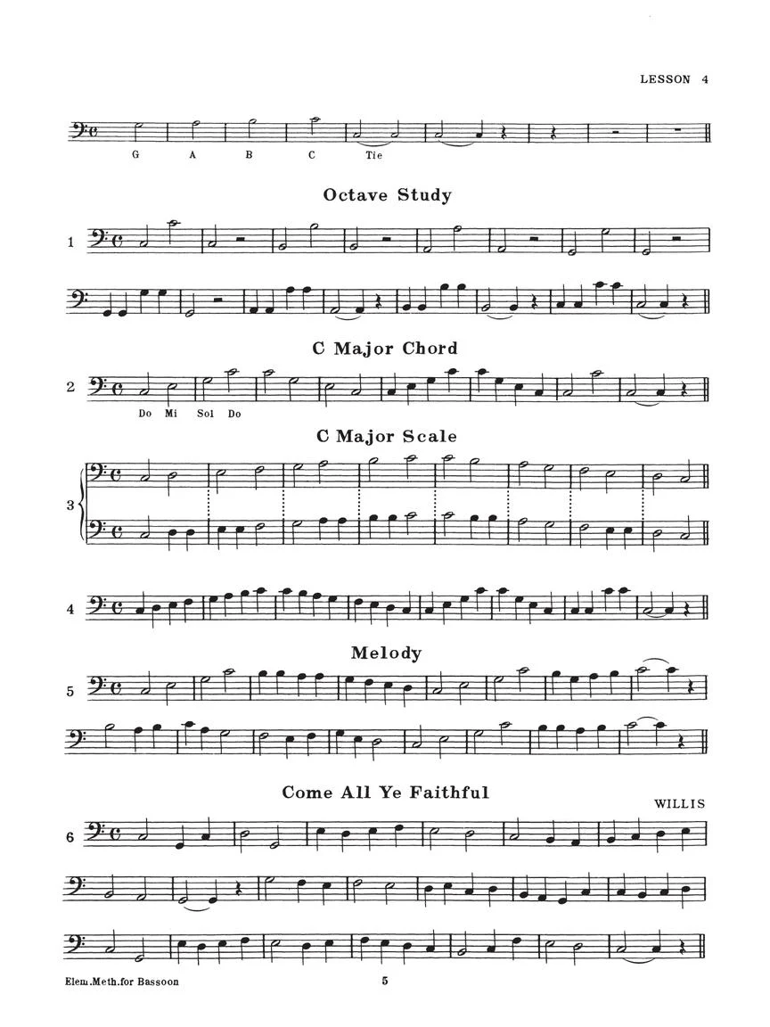 Rubank Elementary Method - Bassoon - Image 5