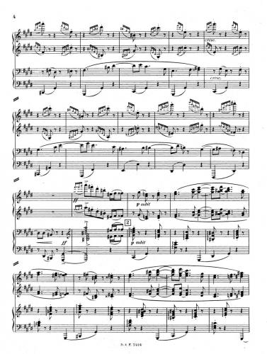 Schmitt Three Rhapsodies for two pianos - Image 3