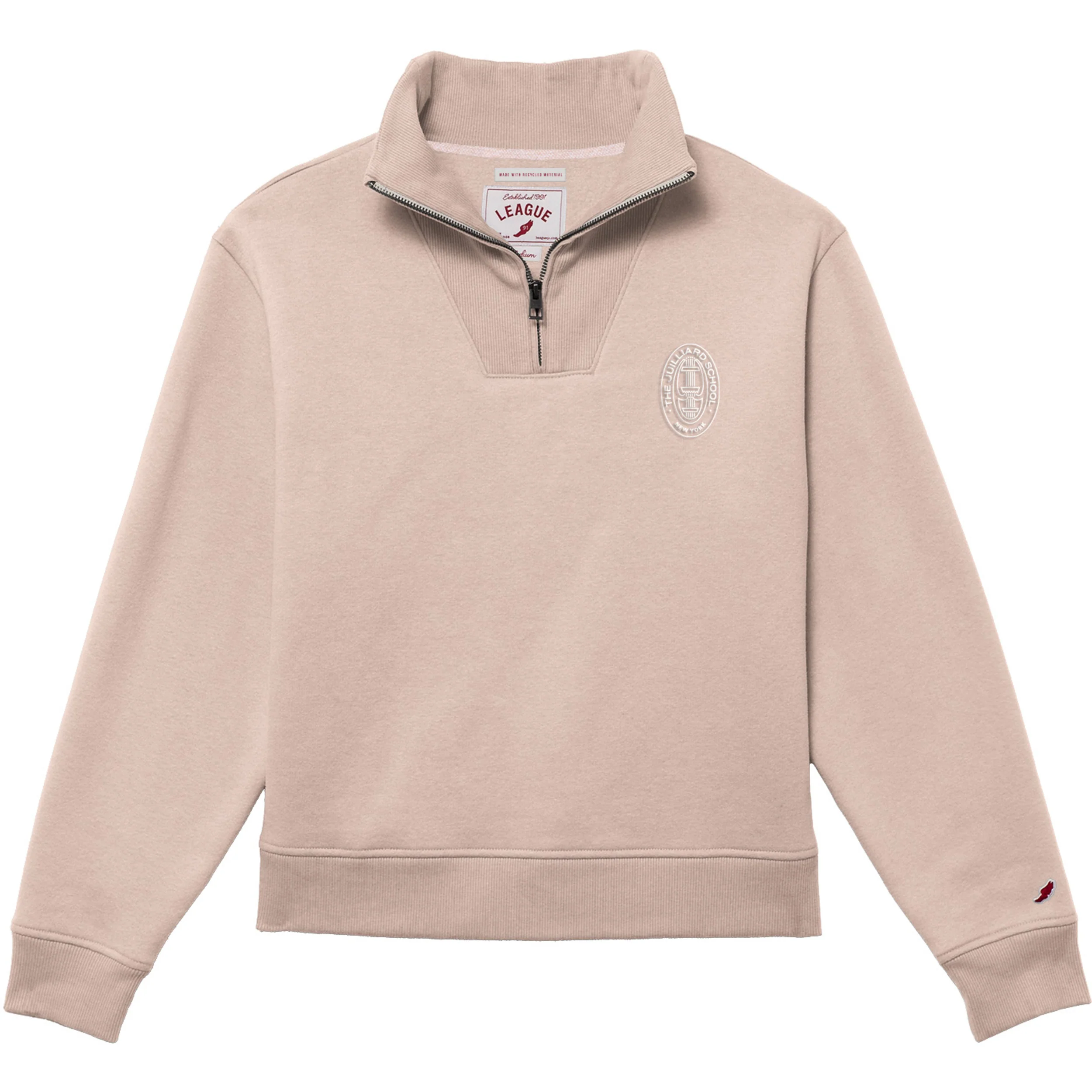 Sweatshirt: 1991 Women's Quarter Zip Fleece - Image 4