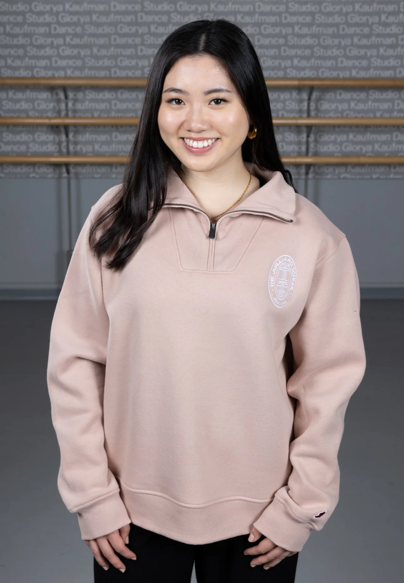 Sweatshirt: 1991 Women's Quarter Zip Fleece - Image 5