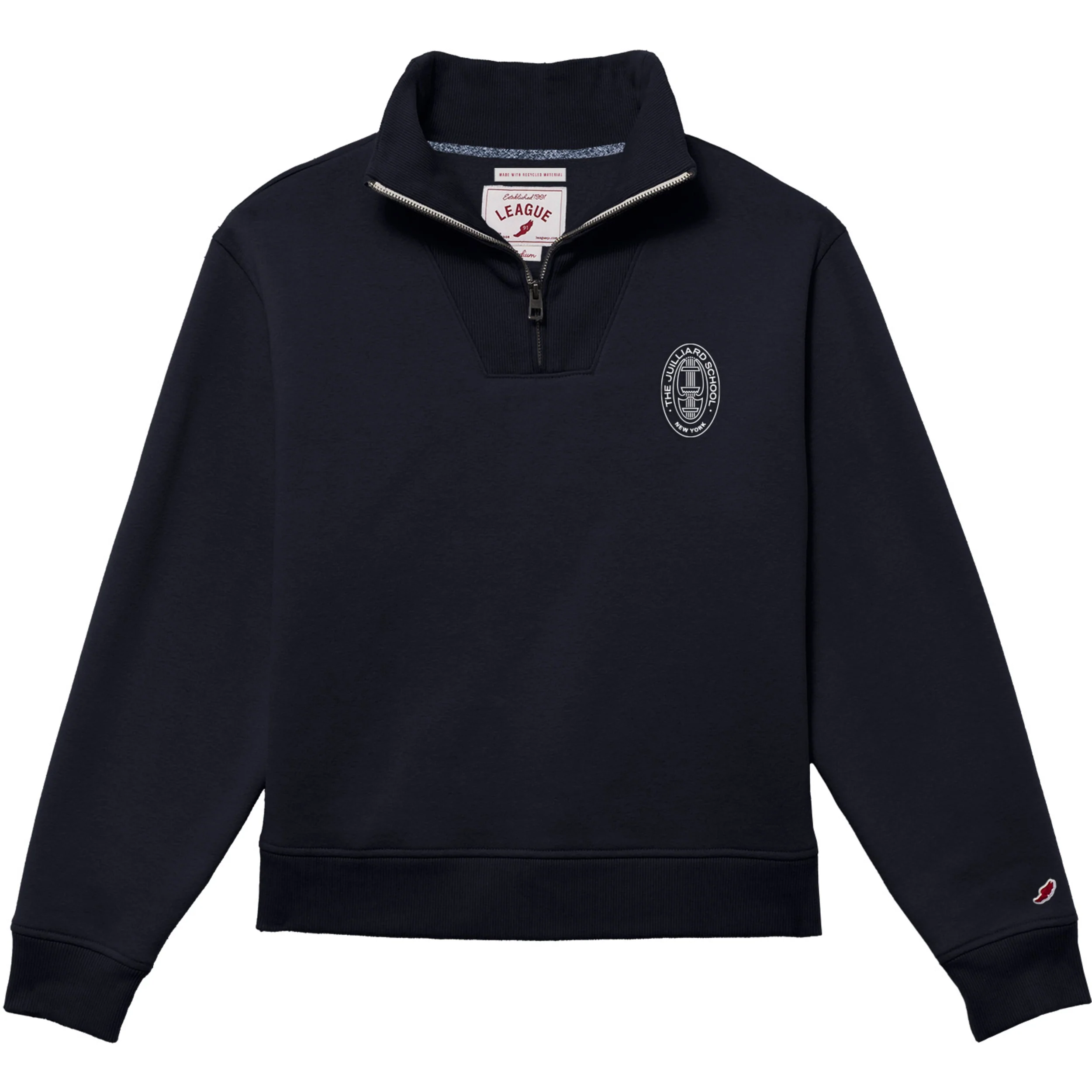 Sweatshirt: 1991 Women's Quarter Zip Fleece - Image 7