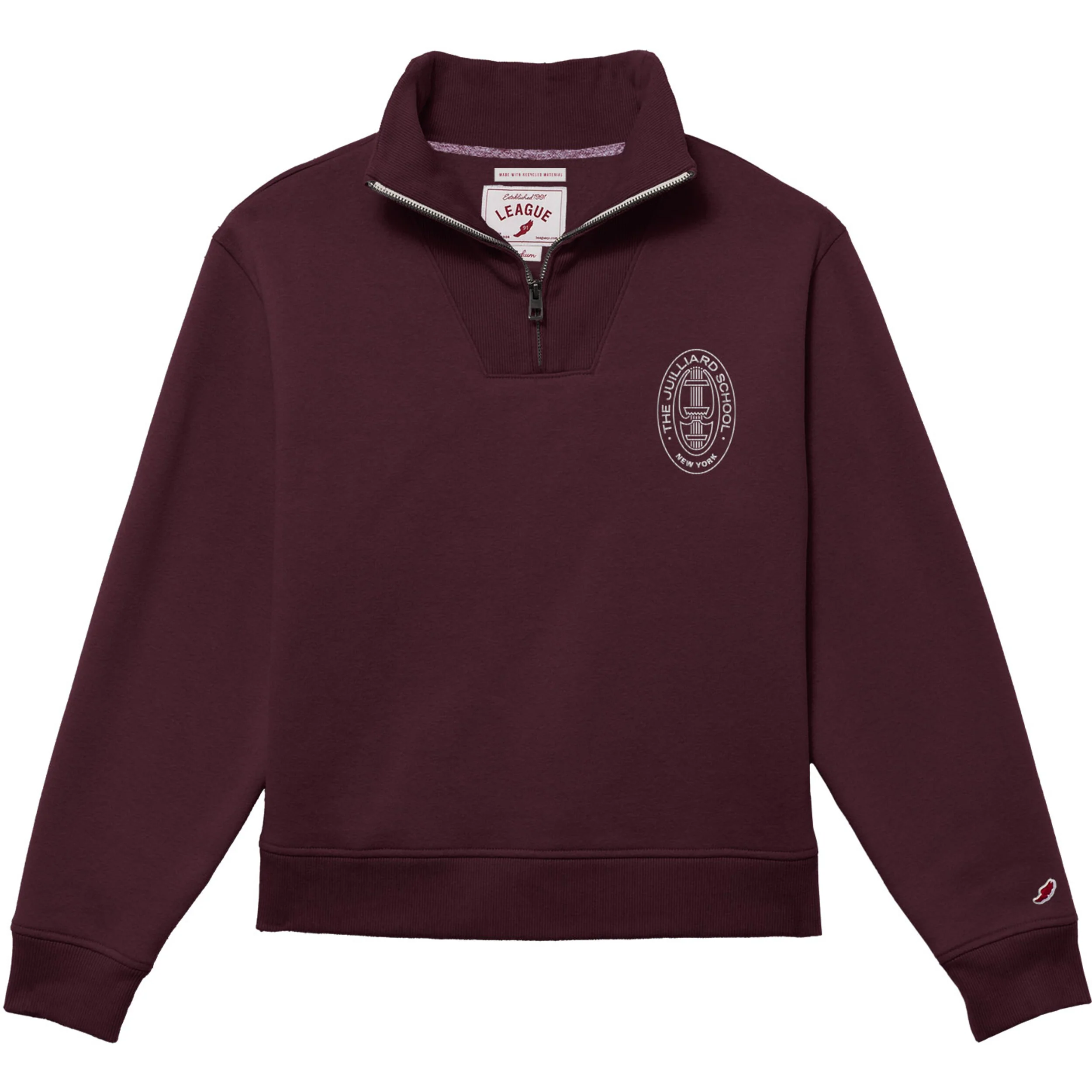 Sweatshirt: 1991 Women's Quarter Zip Fleece - Image 9