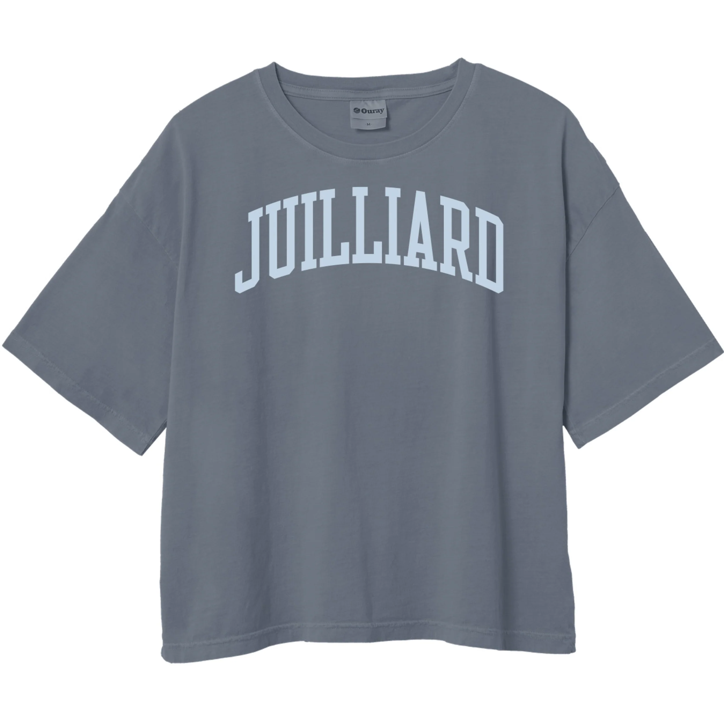 T-Shirt: Crop Midi (Ringspun, washed cotton) - Image 3