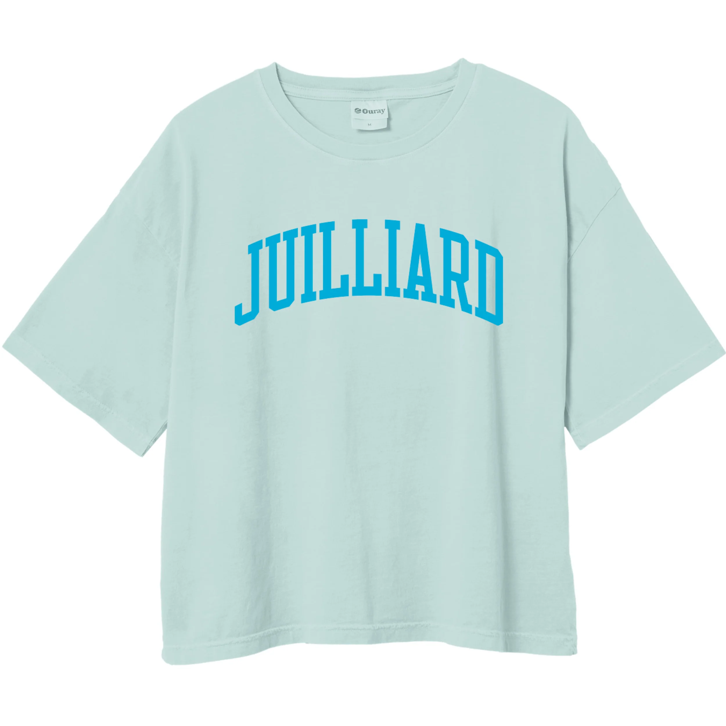 T-Shirt: Crop Midi (Ringspun, washed cotton) - Image 4