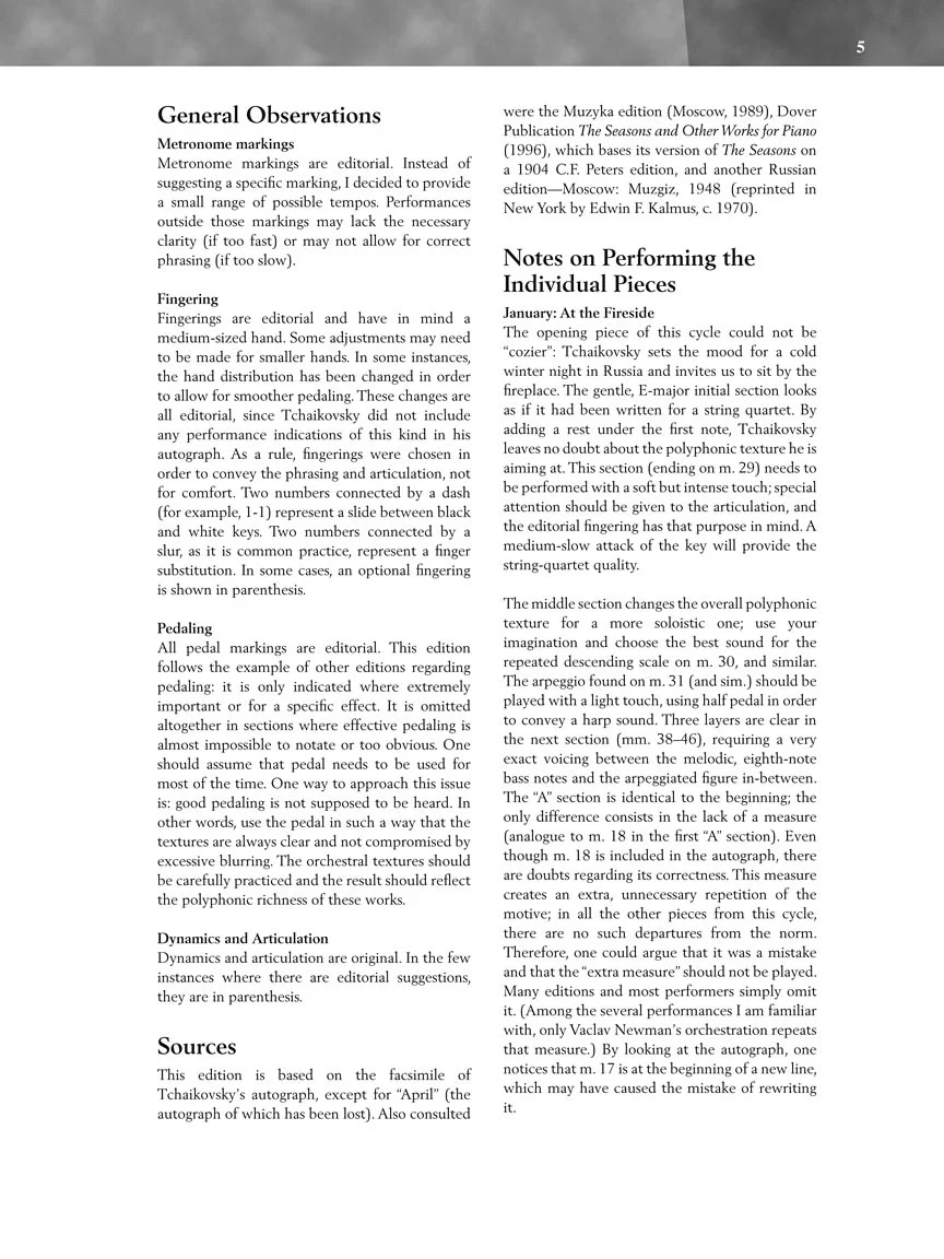 Tchaikovsky - The Seasons - Image 5