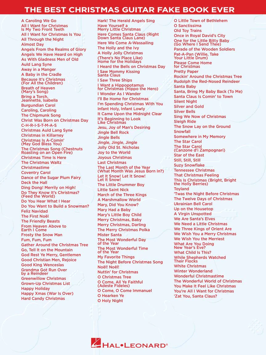 The Best Christmas Guitar Fake Book Ever – 3rd Edition - Image 6