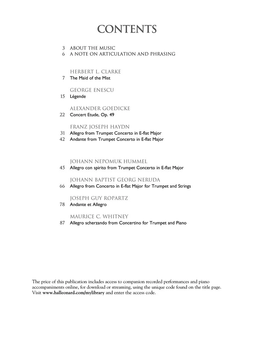 Trumpet Collection Intermediate to Advanced Level - Image 3